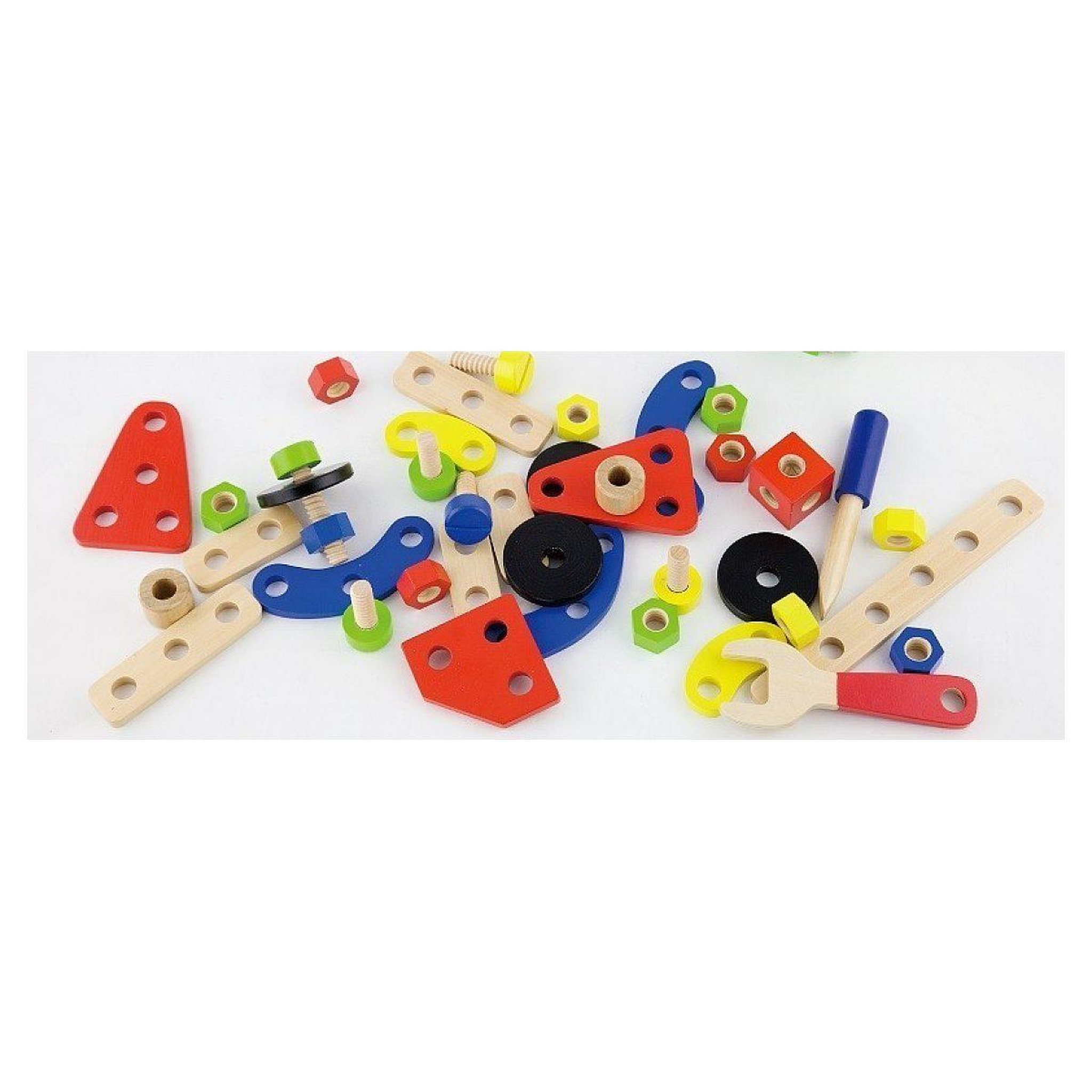 Voir la diapositive 2 : VIGA Jeu de construction  50382 - 68 pièces en bois