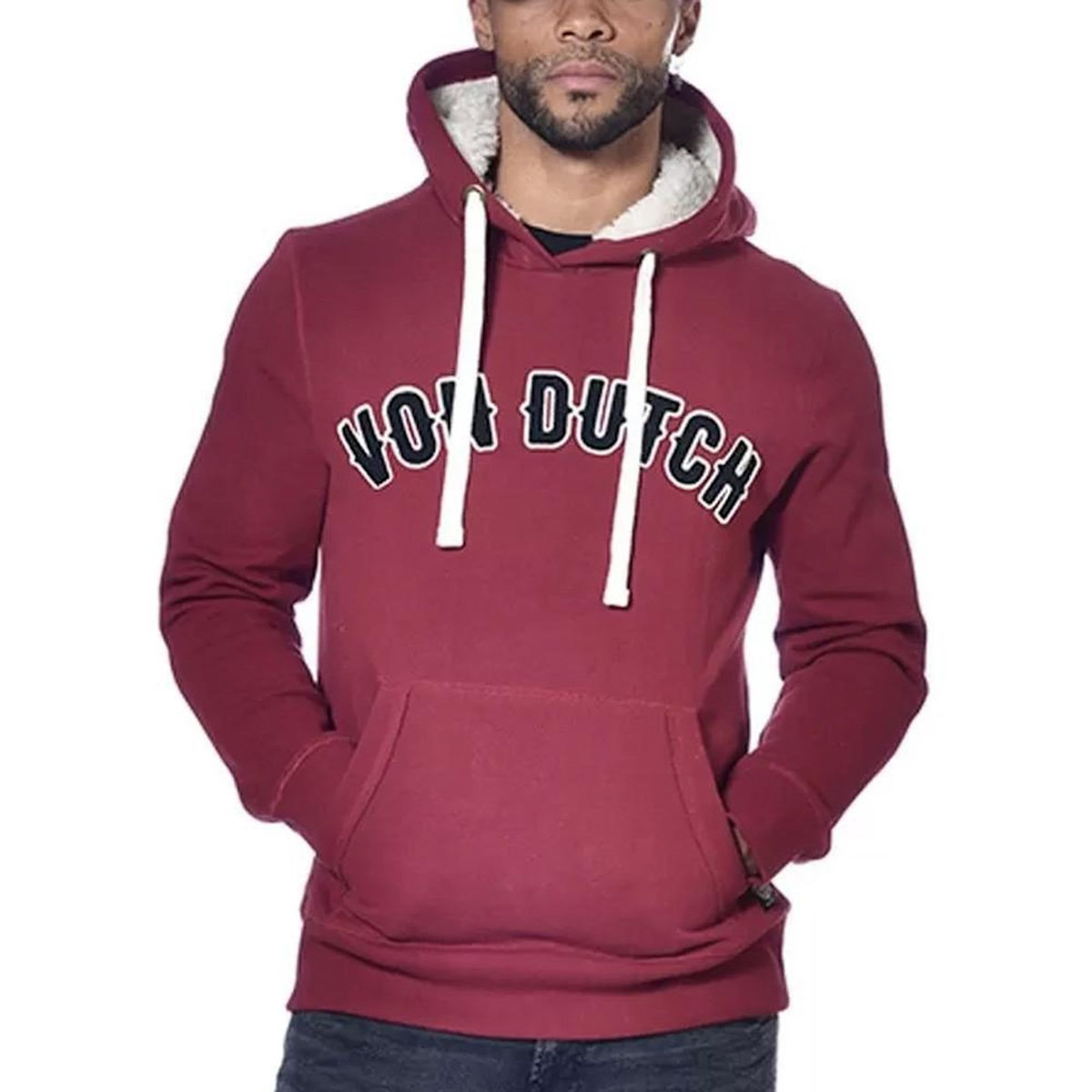 VON DUTCH Sweat à Capuche Bordeaux Homme Von Dutch Must