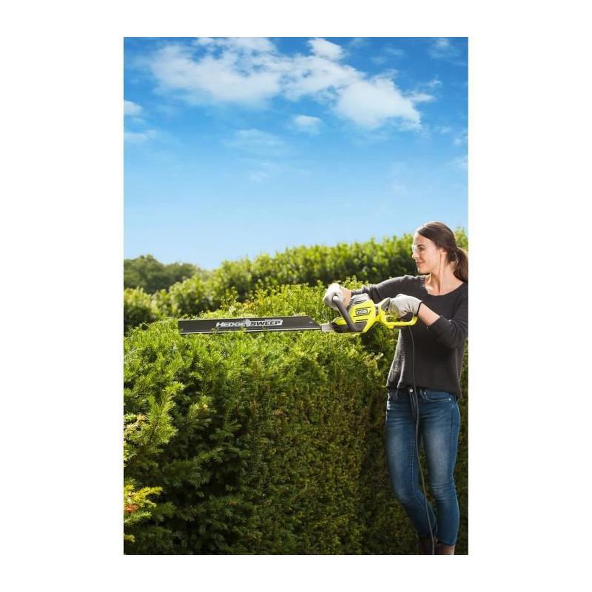 Voir la diapositive 2 : Ryobi Taille-haies électrique ryobi - rht8165rl - 800w