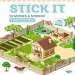 10 SCENES A STICKER TINY CITIES. AVEC 500 STICKERS, 404 Editions