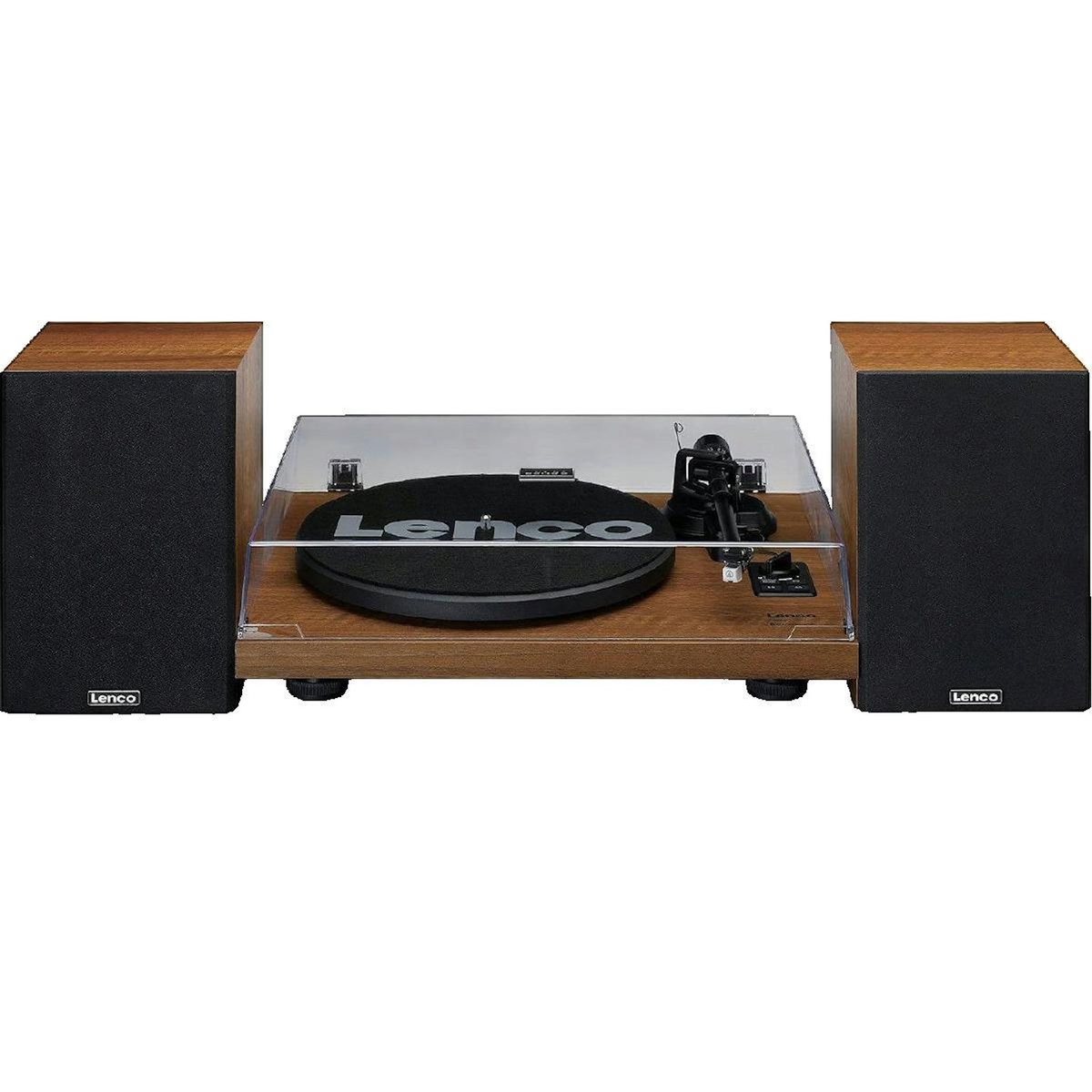 Lenco Platine vinyle Lenco LS-480WD avec Bluetooth et haut-parleurs en bois
