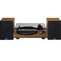 Voir la diapositive 3 : Lenco Platine vinyle Lenco LS-480WD avec Bluetooth et haut-parleurs en bois