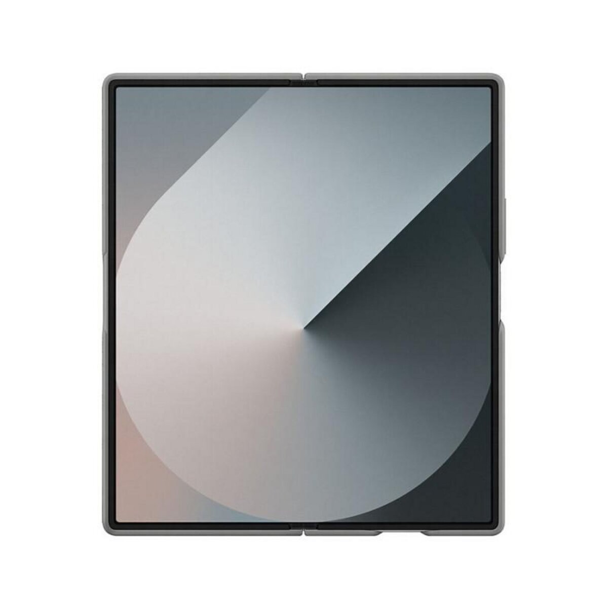 Samsung Coque Z Fold6 Gris stand avec lanière