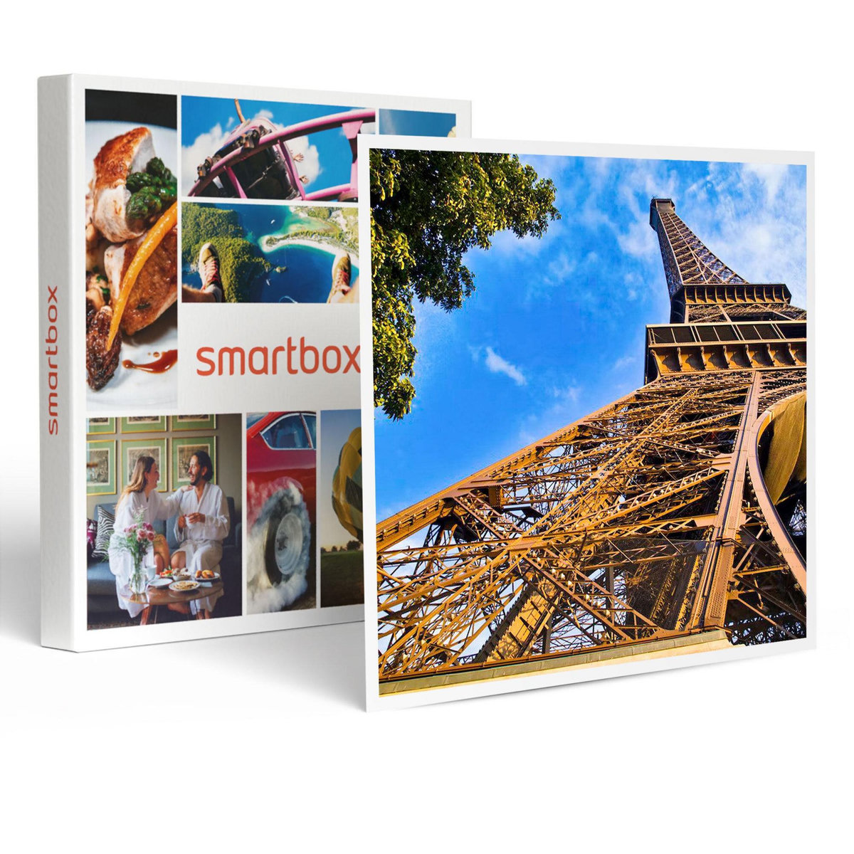 Smartbox Accès au sommet de la tour Eiffel avec billet coupe-file et audio-guide pour 1 adulte - Coffret Cadeau Sport & Aventure