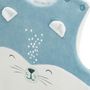 Voir la diapositive 3 : Petit Béguin Turbulette d'hiver en velours avec pieds retroussables Oscar
