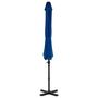 Voir la diapositive 3 : VIDAXL Parasol de jardin en porte-a-faux mat en aluminium bleu azure