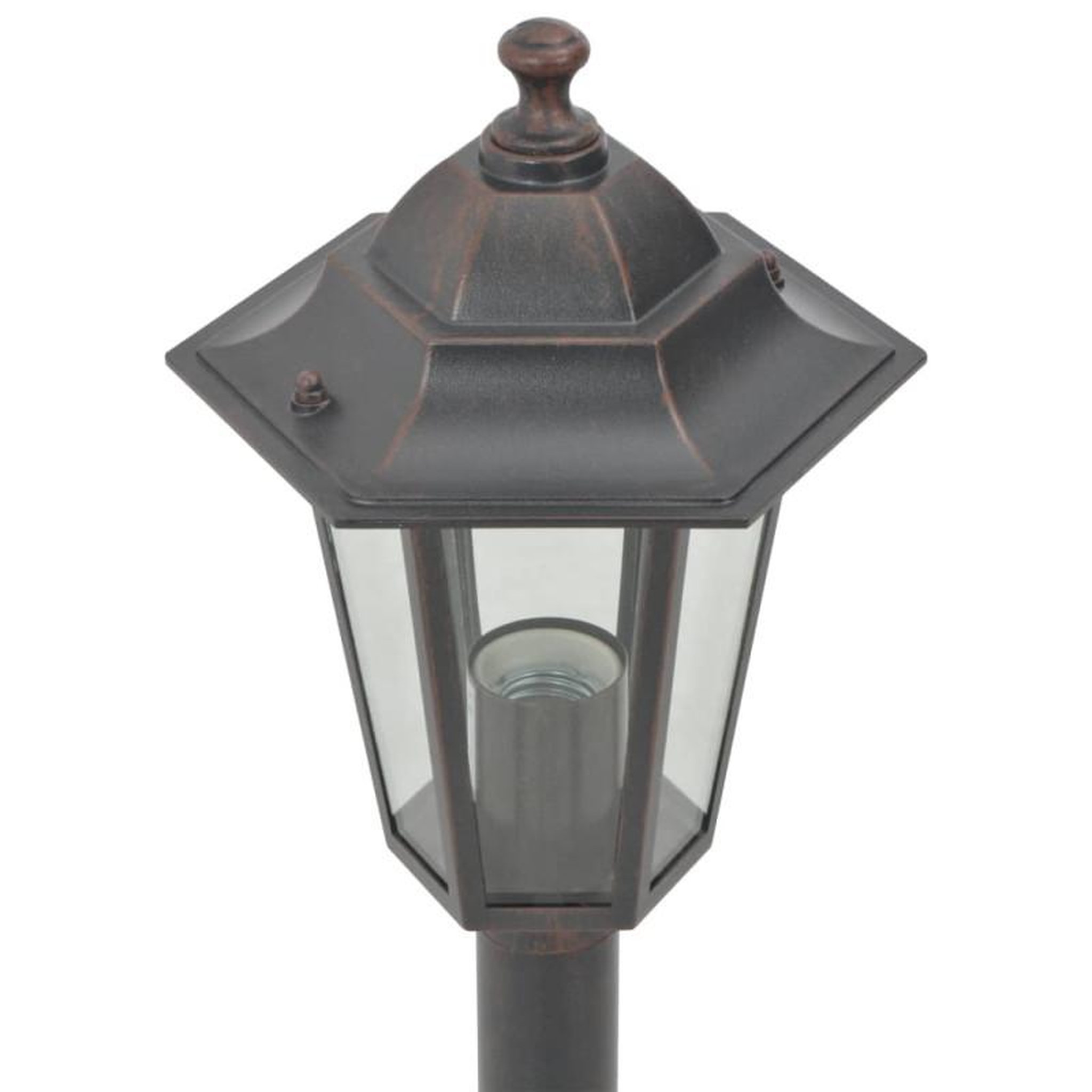 Voir la diapositive 6 : VIDAXL Lampe de jardin a piquet 6 pcs E27 110 cm Aluminium Bronze