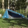 Voir la diapositive 3 : VIDAXL Tente de camping tunnel 1 personne bleu imperméable