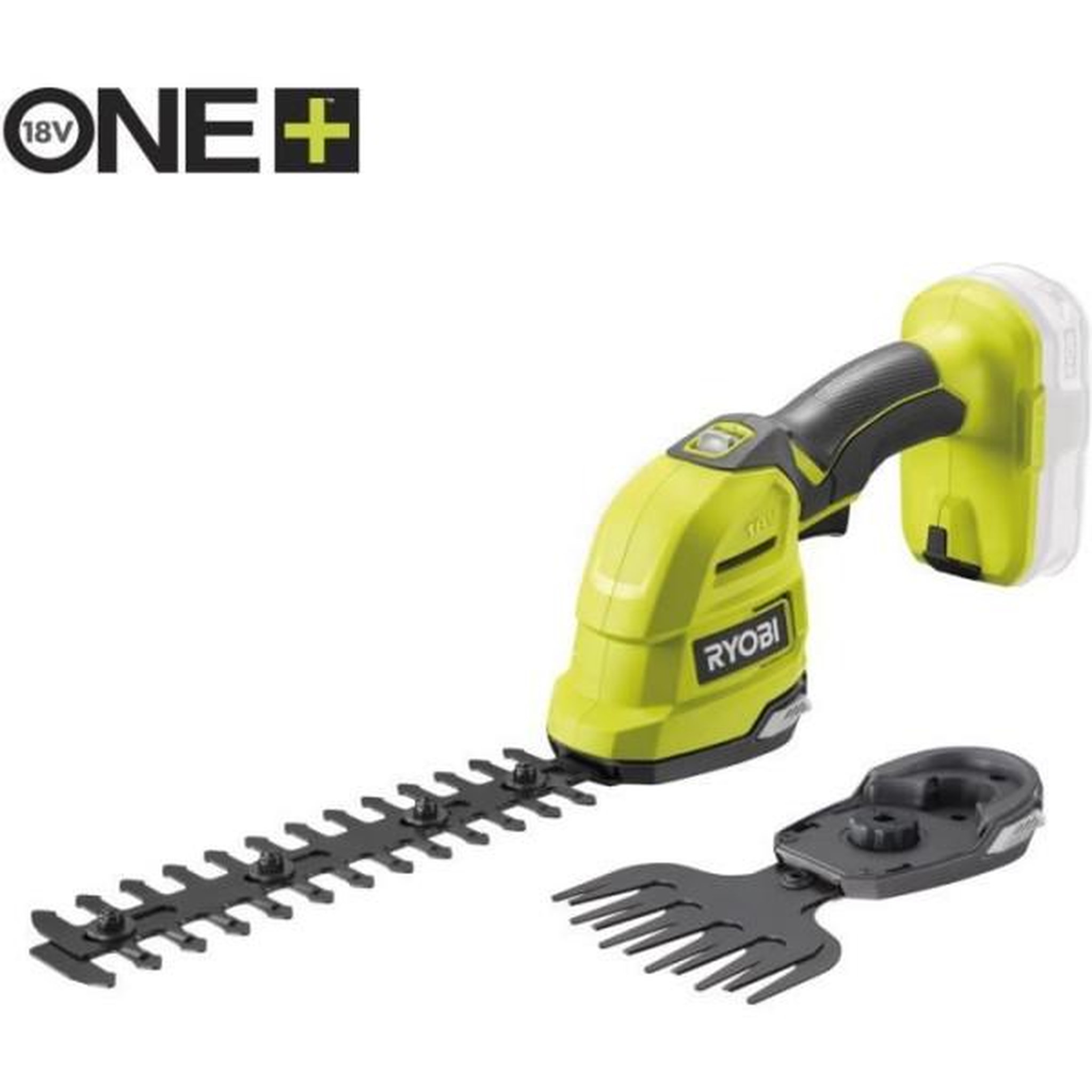 Voir la diapositive 2 : Ryobi RYOBI - Cisaille a gazon / sculpteur de végétaux 18V ONE+ - Mallette de rangement + batterie 2,0 Ah & chargeur - RY18GSA-120T