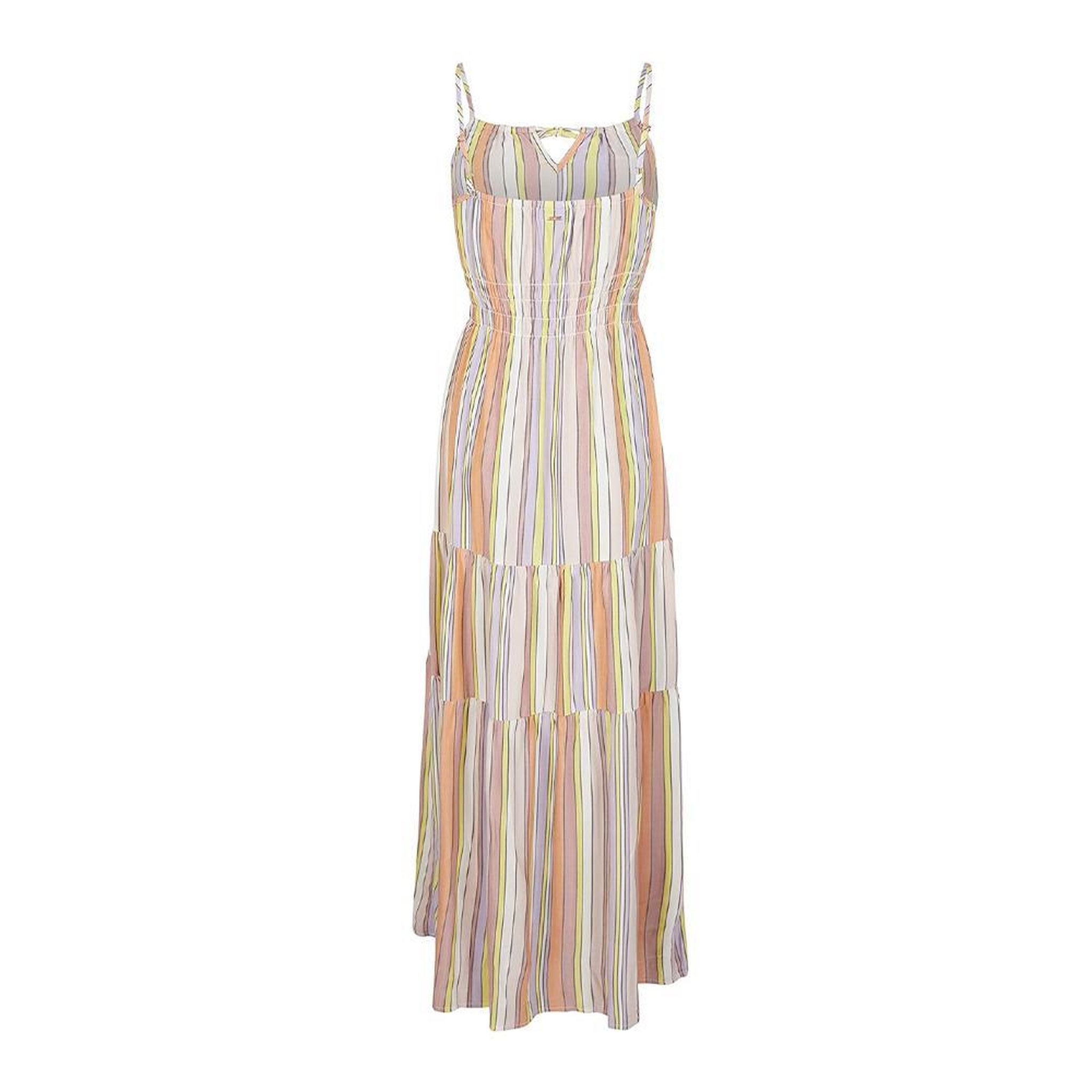 Voir la diapositive 2 : O'NEILL Robe Longue Jaune/Mauve Femme O'Neill Quorra Maxi