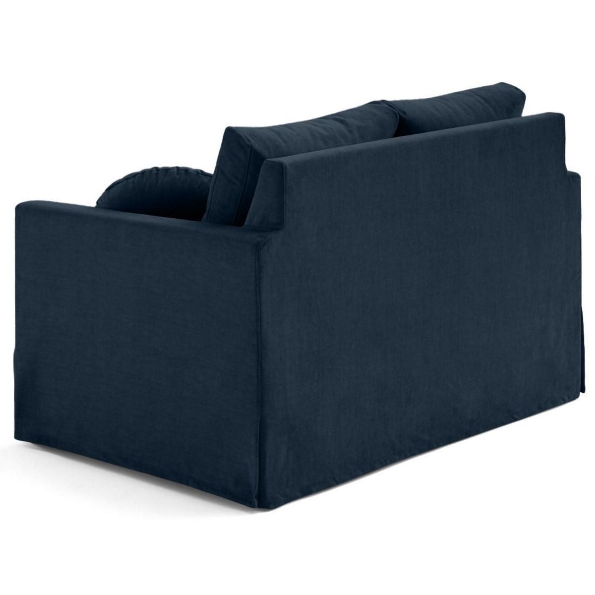 LISA DESIGN Serena - canapé droit déhoussable 2 places en velours