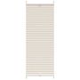 Voir la diapositive 2 : VIDAXL Store plisse 60x100 cm Creme