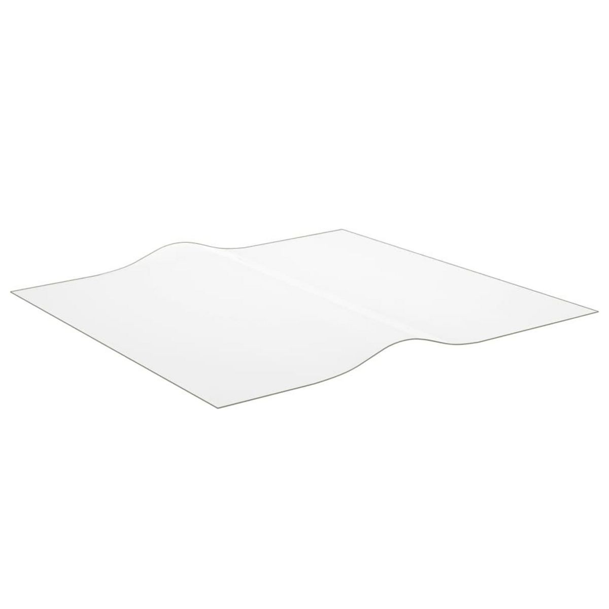 VIDAXL Protecteur de table transparent 90x90 cm 2 mm PVC