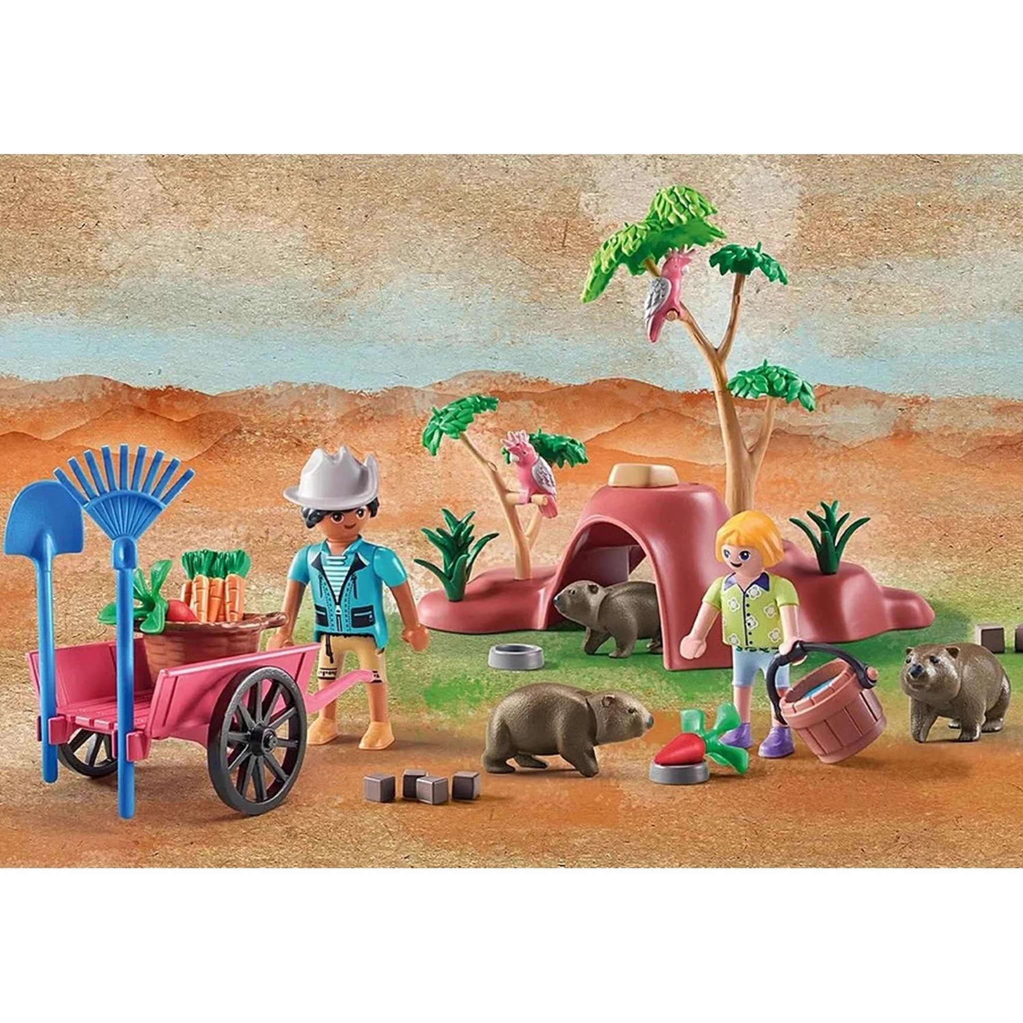 Voir la diapositive 2 : PLAYMOBIL Wiltopia Terriers de wombats