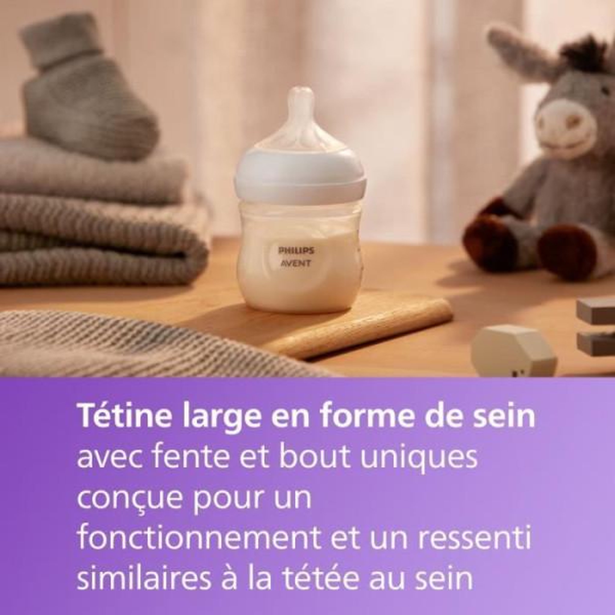 Voir la diapositive 5 : PHILIPS AVENT Coffret découverte - philips avent - natural 3.0 - biberon 125ml + sucette ultra air 0-6m