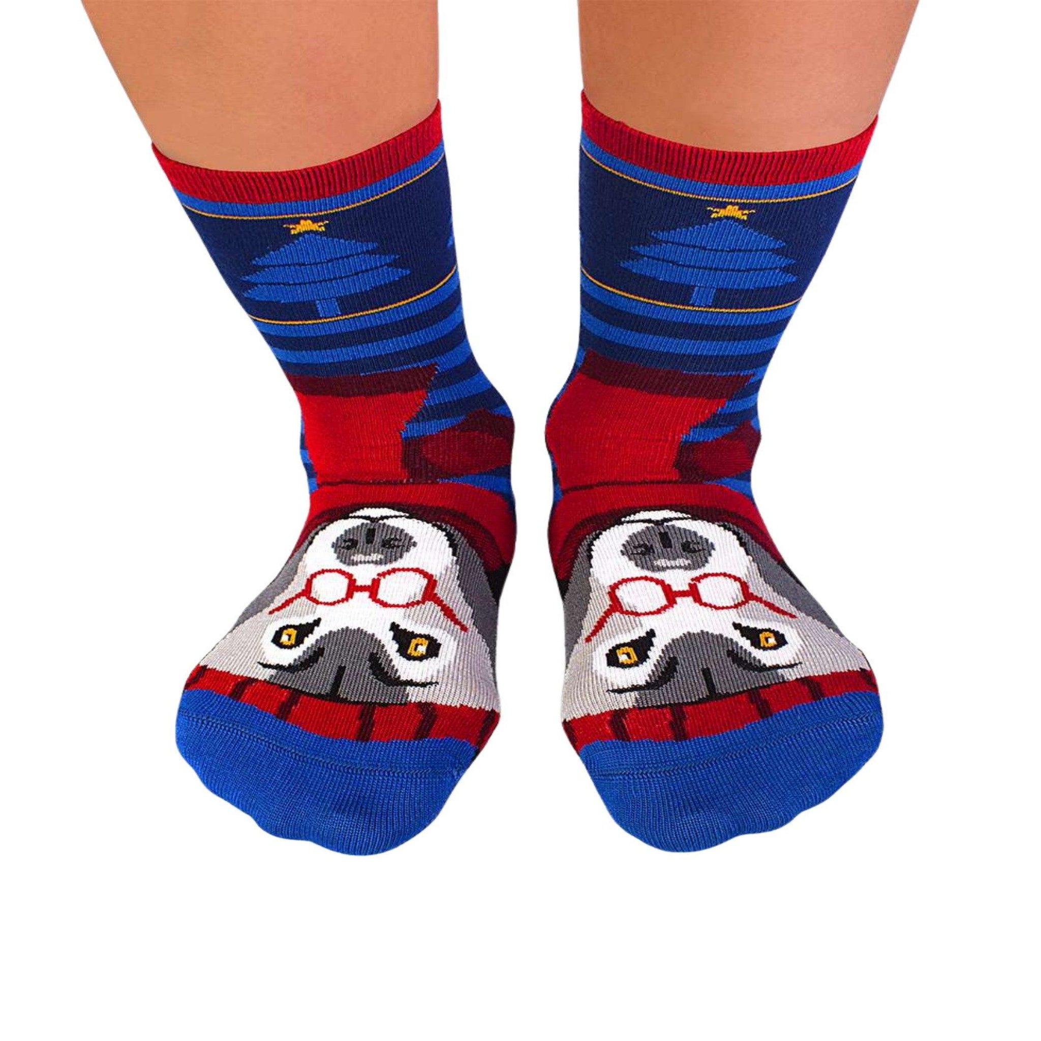 Voir la diapositive 5 : PIRIN HILL Coffret de 3 paires de chaussettes en bambou - ours, loup, cerf