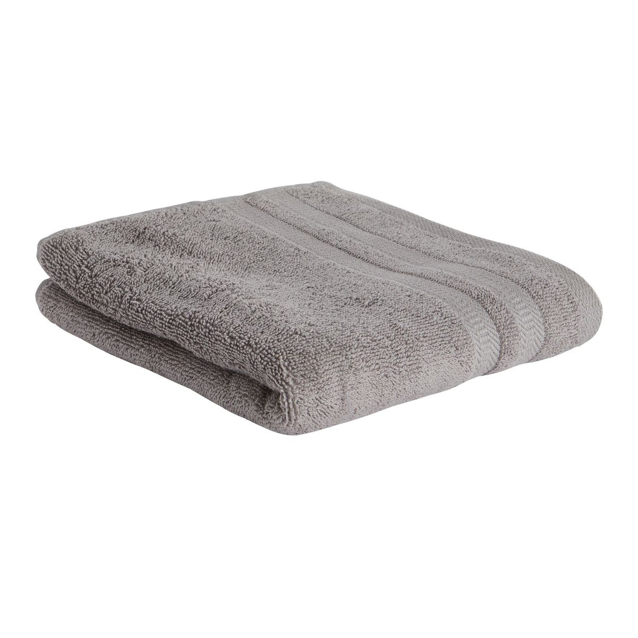 Voir la diapositive 2 : ACTUEL Serviette invité unie en coton 450 g/m²