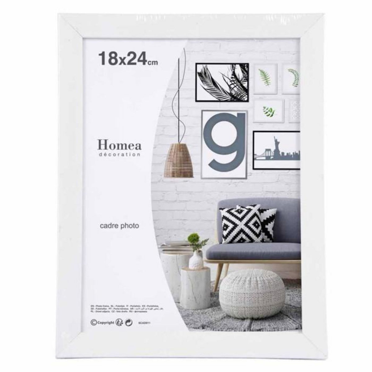 Paris Prix Cadre Photo Déco  Pep's  18x24cm Blanc