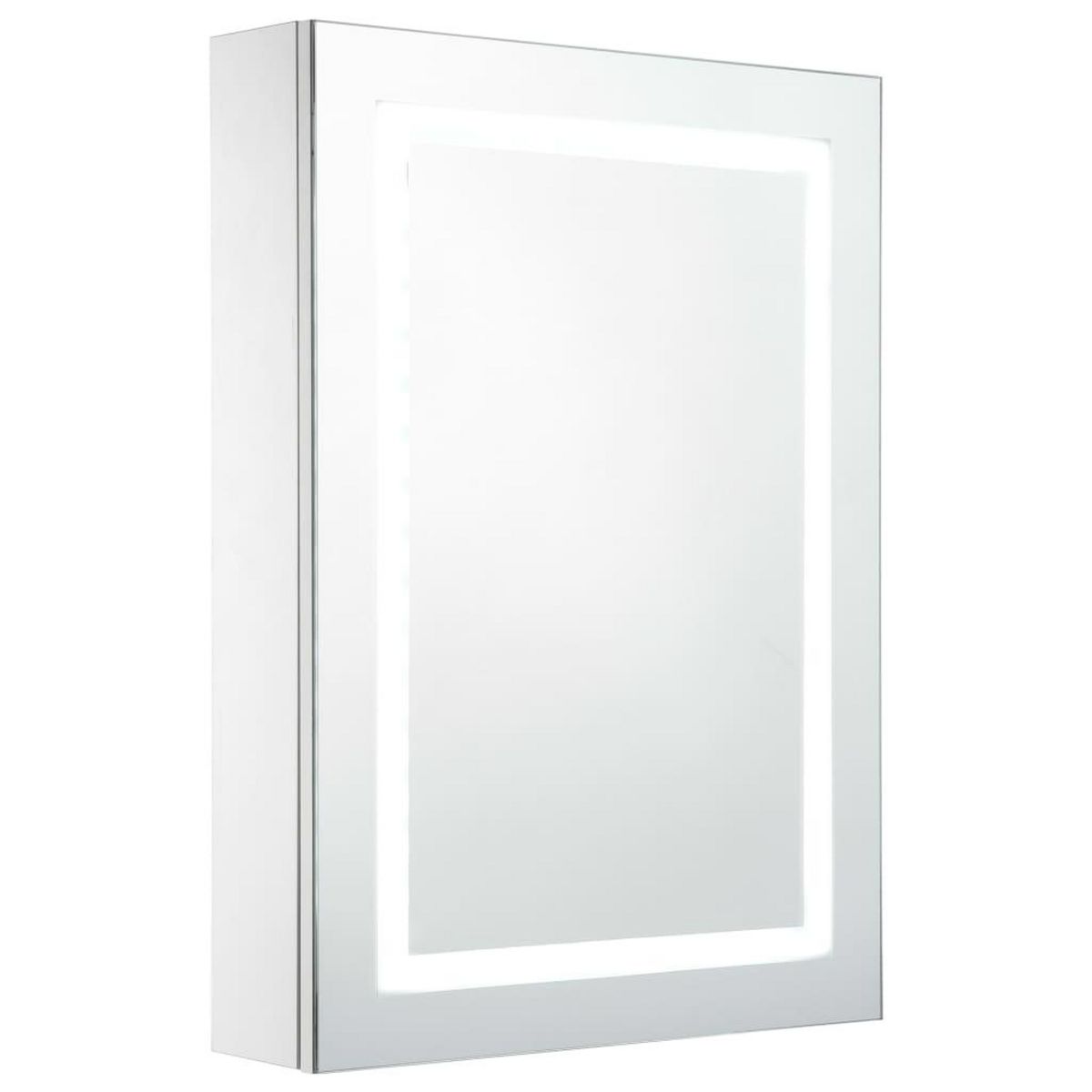 VIDAXL Armoire de salle de bain a miroir LED 50x13x70 cm