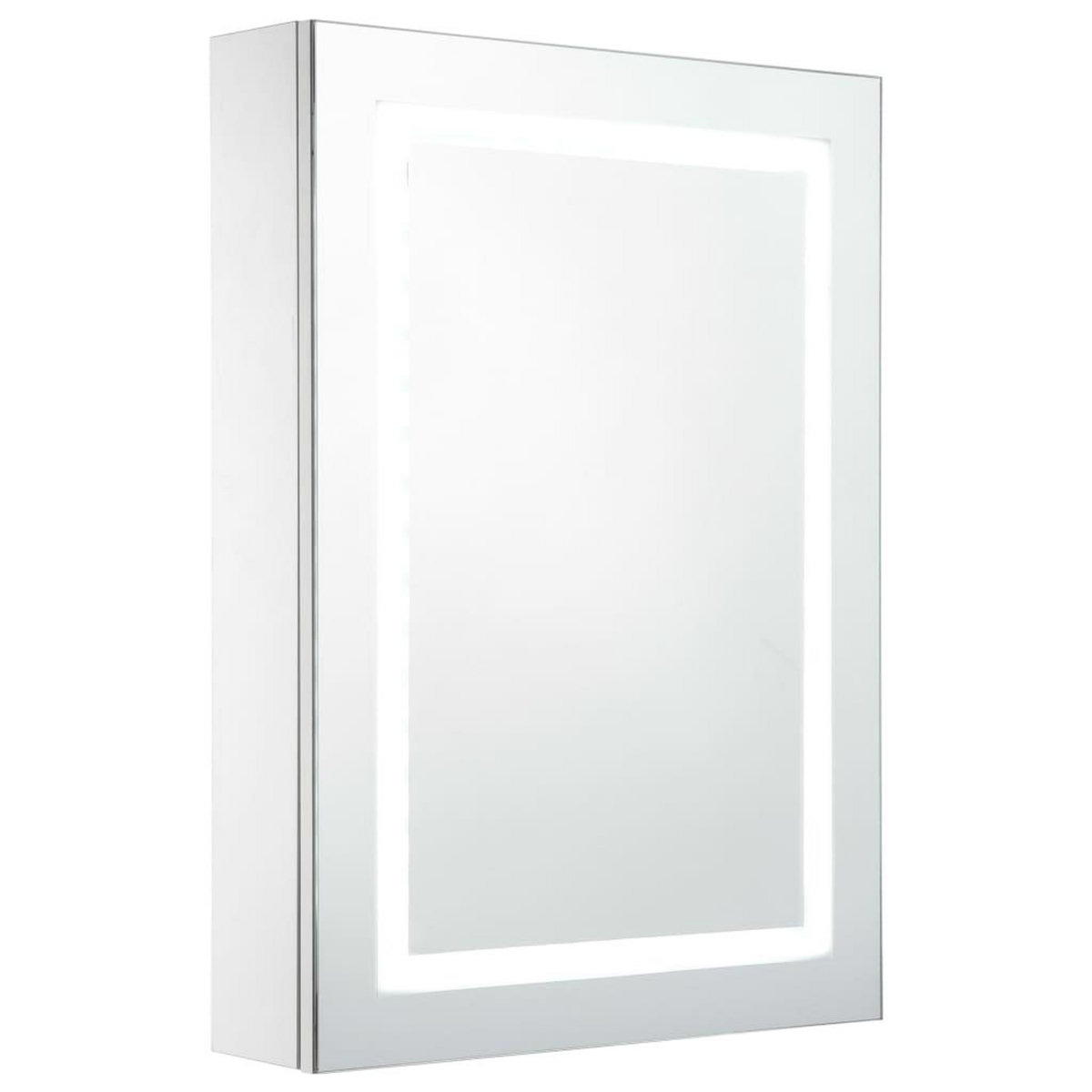 VIDAXL Armoire de salle de bain a miroir LED 50x13x70 cm