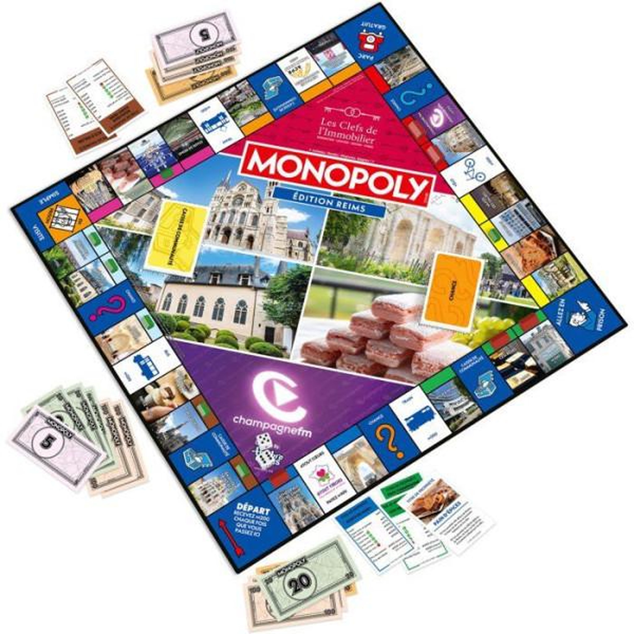 Voir la diapositive 4 : Winning Moves Jeu de stratégie Winning Moves Monopoly Edition Reims