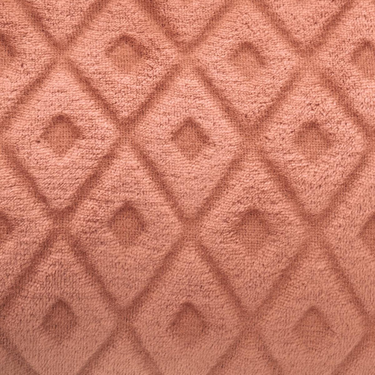 ATMOSPHERA Plaid uni ultra doux en polyester motifs losanges effet 3D