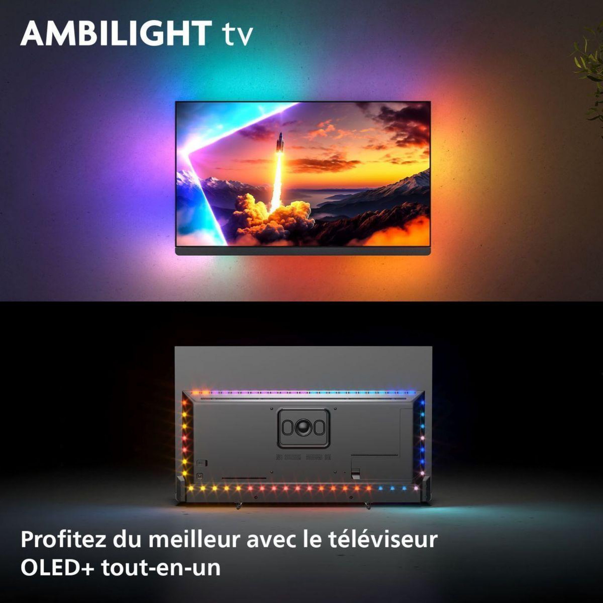 Voir la diapositive 4 : Philips Tv oled 65oled910 ambilight 2025 (164cm)