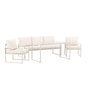 Voir la diapositive 3 : Paris Prix Salon de Jardin 5 Places  Catania  179cm Beige