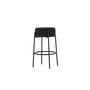 Voir la diapositive 3 : Paris Prix Tabouret de Bar Bouclette  Tucson  70cm Noir