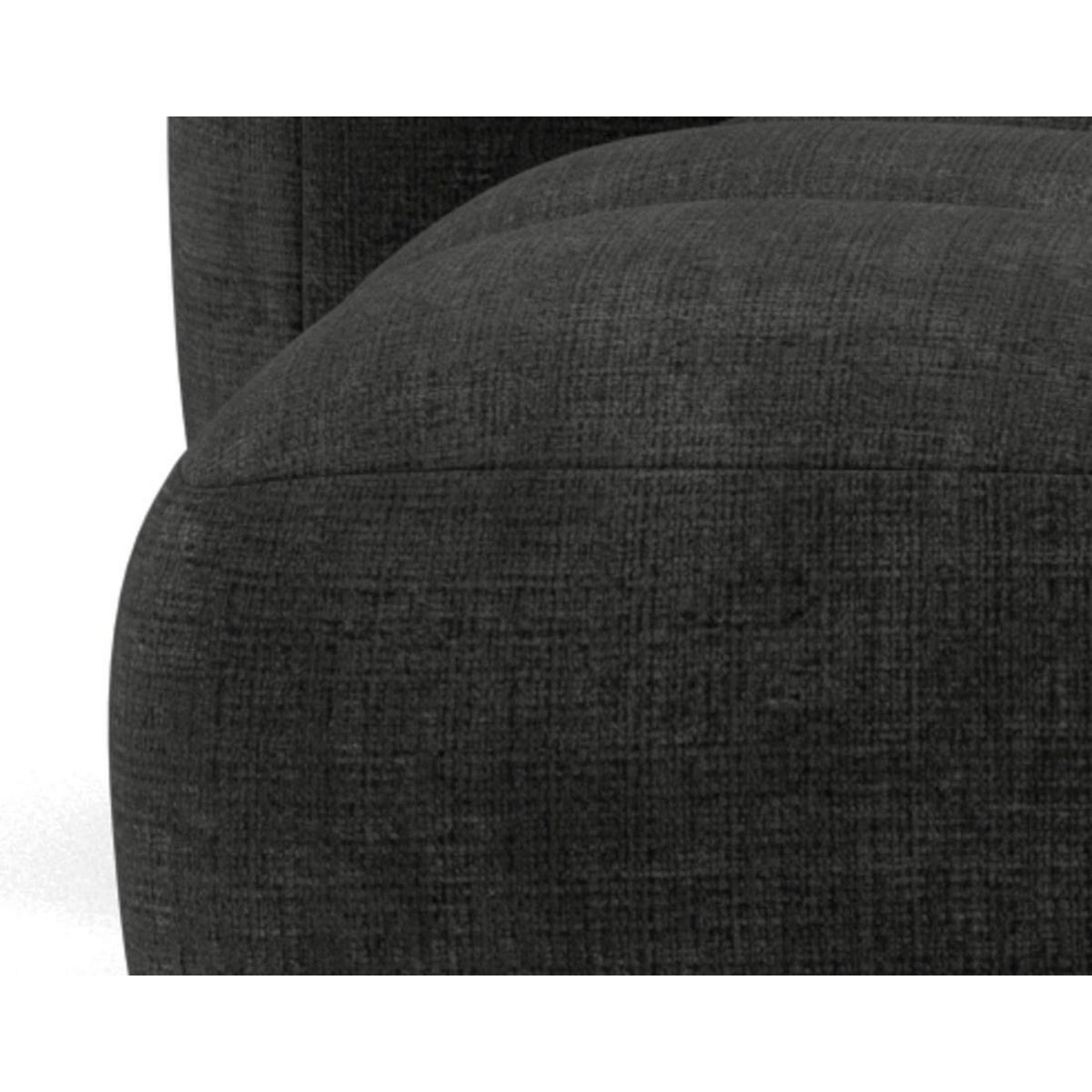 LISA DESIGN Grace - canapé modulable d'angle réversible 4 places en velours texturé