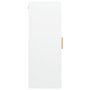 Voir la diapositive 4 : VIDAXL Armoire murale suspendue Blanc 69,5x34x90 cm