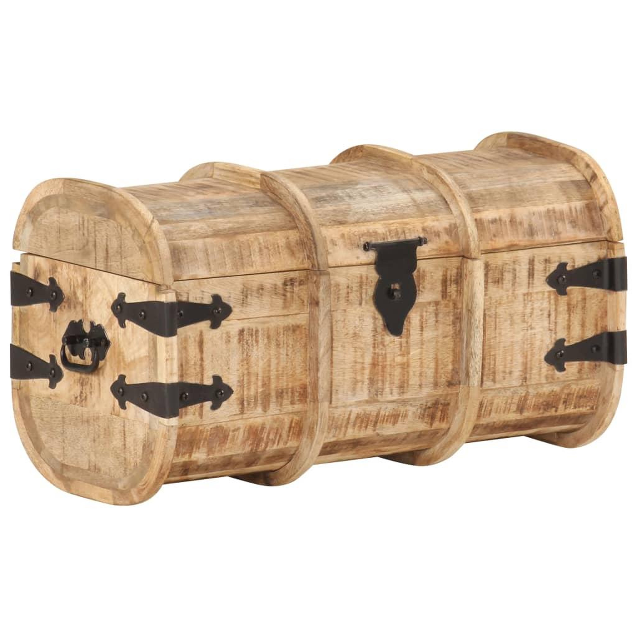 Voir la diapositive 5 : VIDAXL Coffres de rangement 2 pcs Bois de manguier massif