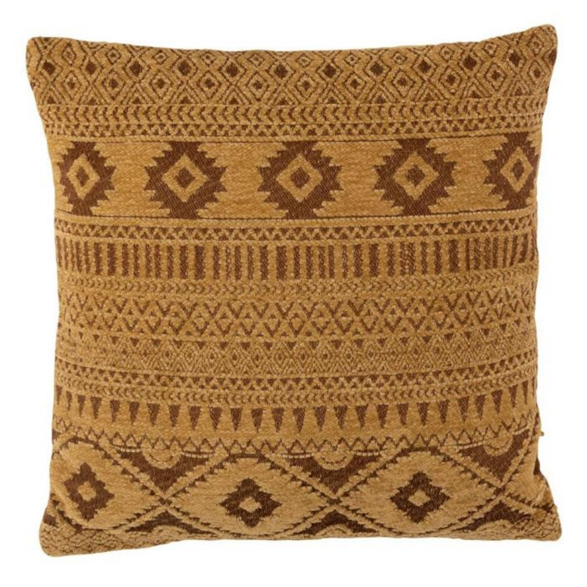 Paris Prix Coussin Déco  Ethnique  45x45cm Ocre