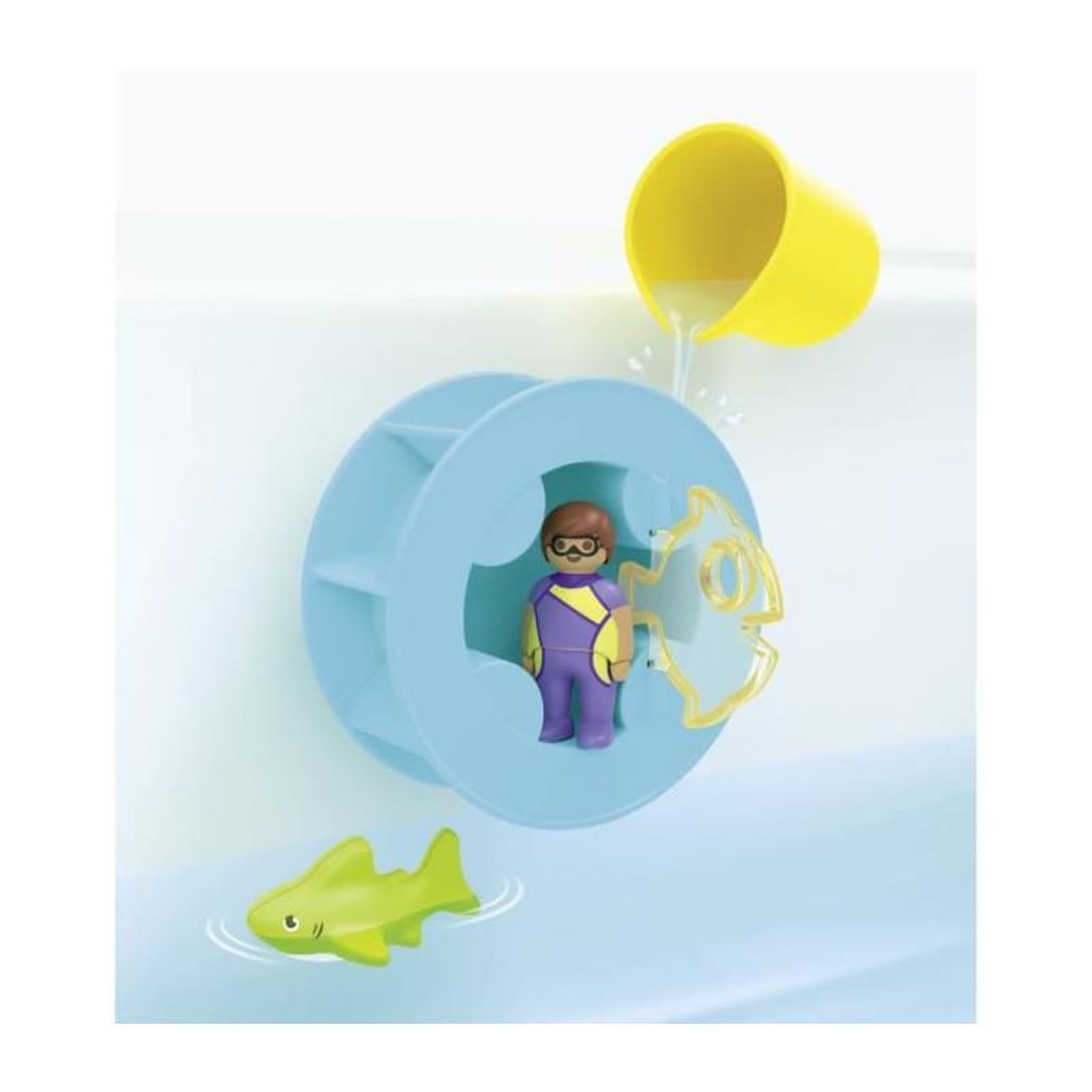 Voir la diapositive 3 : PLAYMOBIL Jouet Playmobil Roue Aquatique colorée