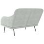 Voir la diapositive 5 : VIDAXL Banc Gris clair 110x76x80 cm Velours