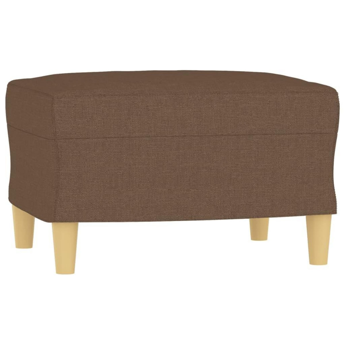VIDAXL Ensemble de canapes 3 pcs avec coussins marron tissu