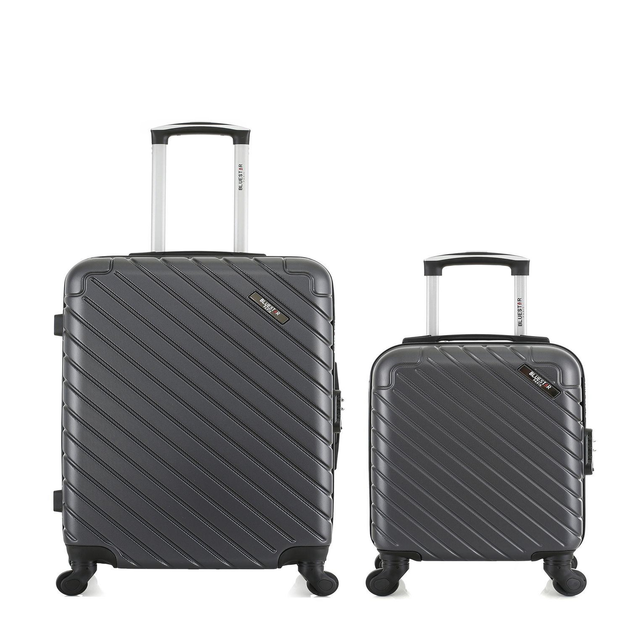 BLUESTAR Bluestar - lot de 2 - valise weekend et valise cabine xxs cite. Coloris disponibles : Gris