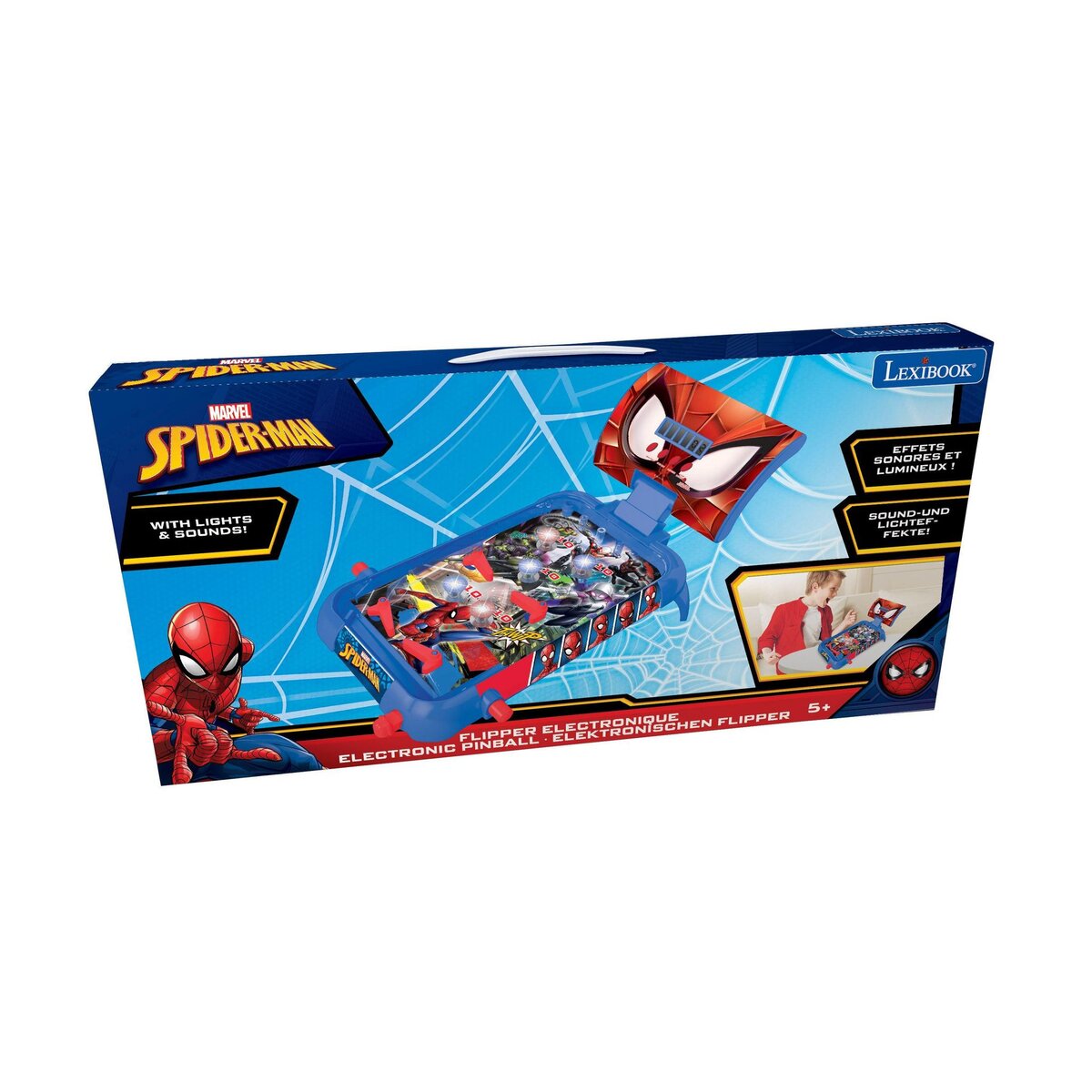Lexibook Flipper électronique de table Spiderman