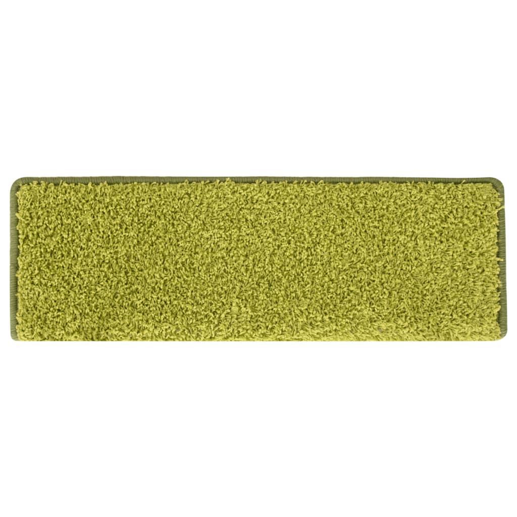 Voir la diapositive 4 : VIDAXL Tapis d'escalier 15 pcs 65x21x4 cm Vert