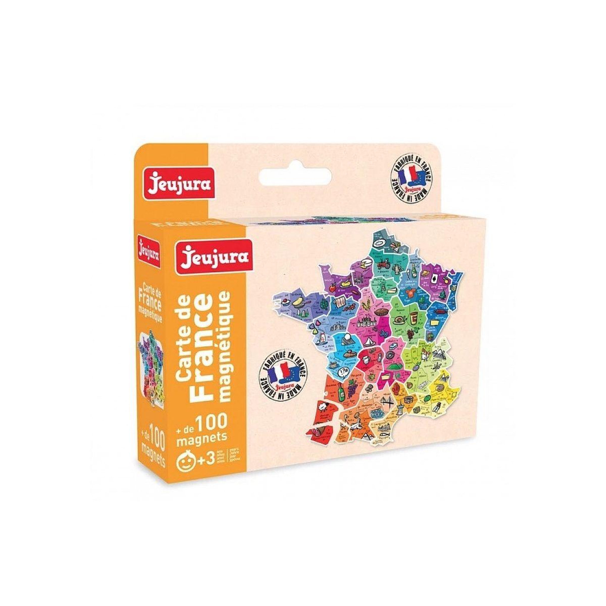 JeuJura Carte france magnetique