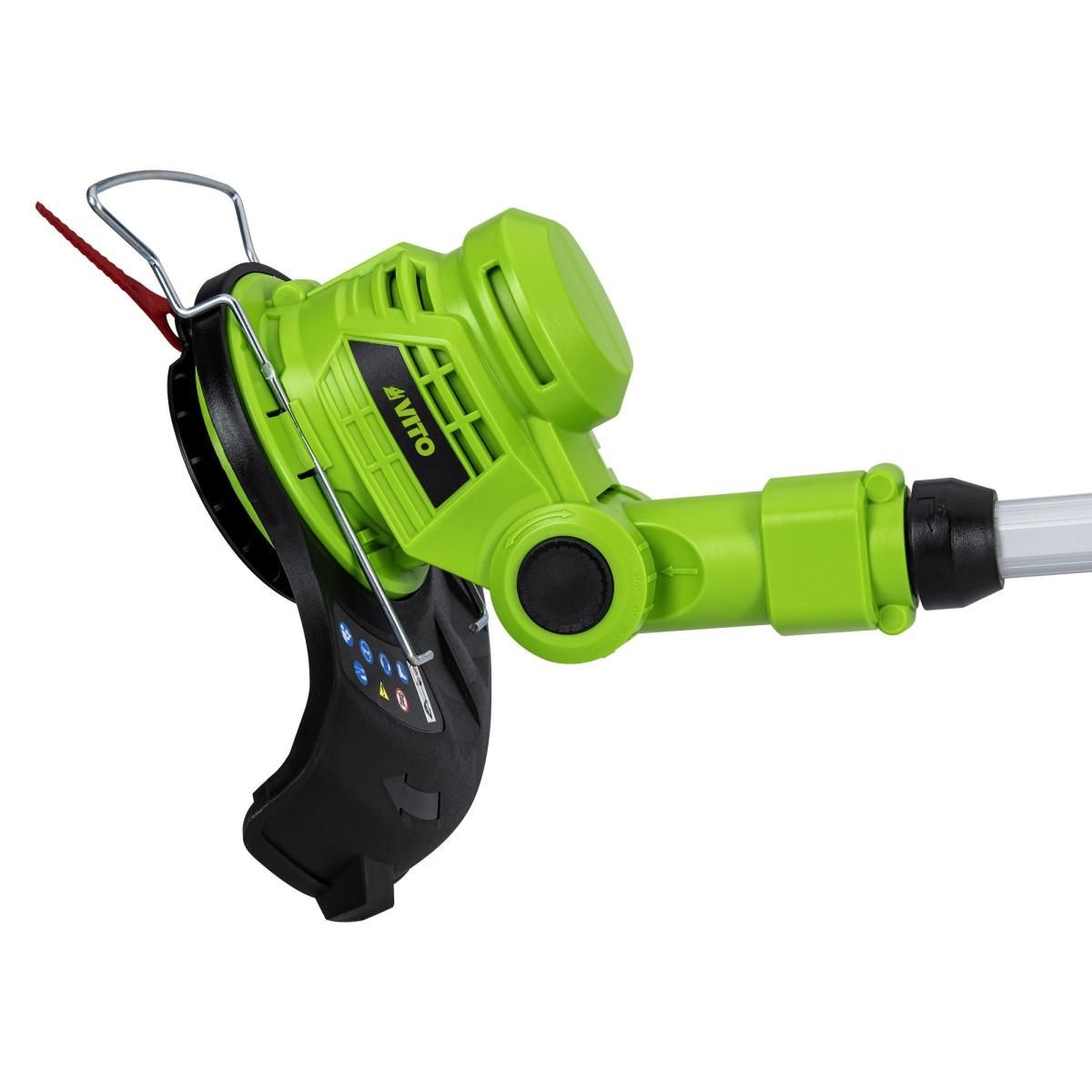 VITO Garden Coupe Bordure sans fil à Batterie 20V + 20 lames de rechange Sans Batterie ni Chargeur VITO