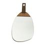 Voir la diapositive 2 : The Home Deco Factory Miroir galet bois 20x29 cm