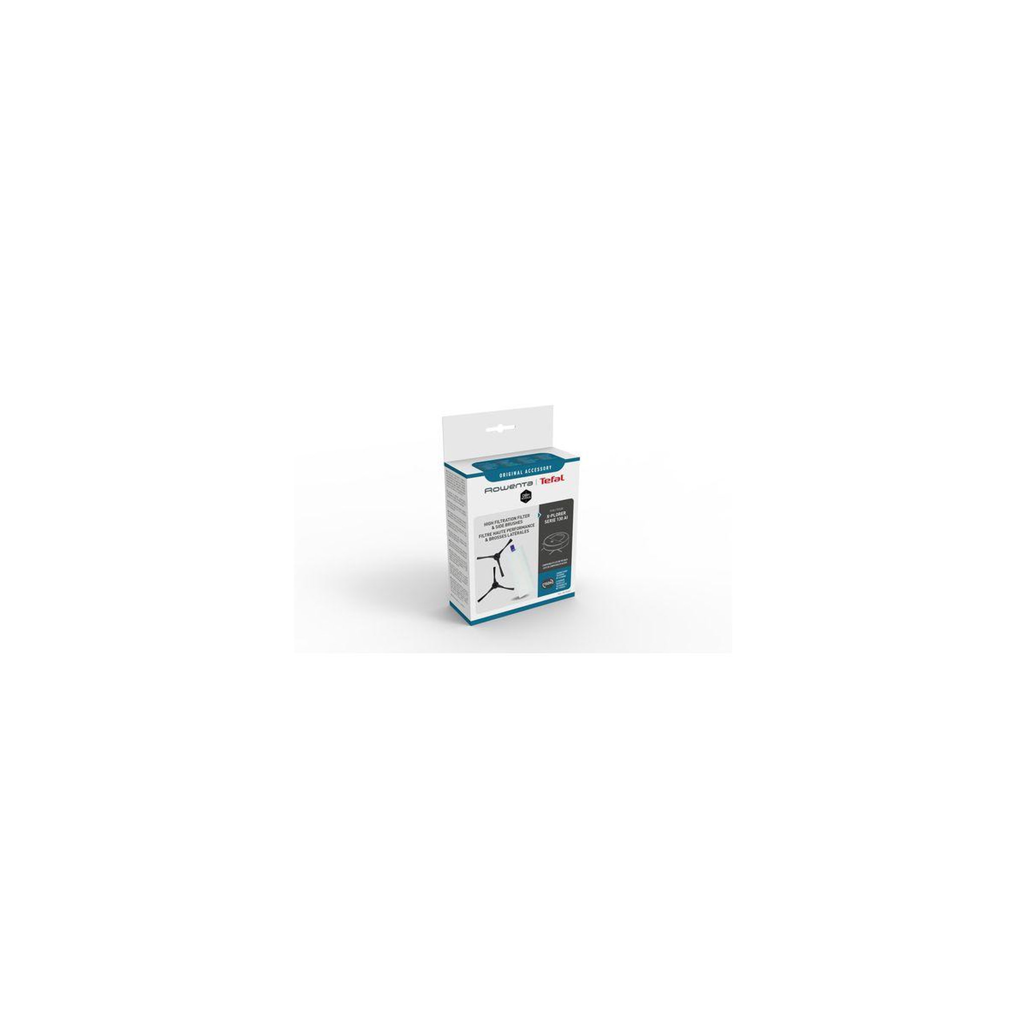 Voir la diapositive 4 : ROWENTA Filtre et brosse principale et latérale rechange robot x-plorer 75 s