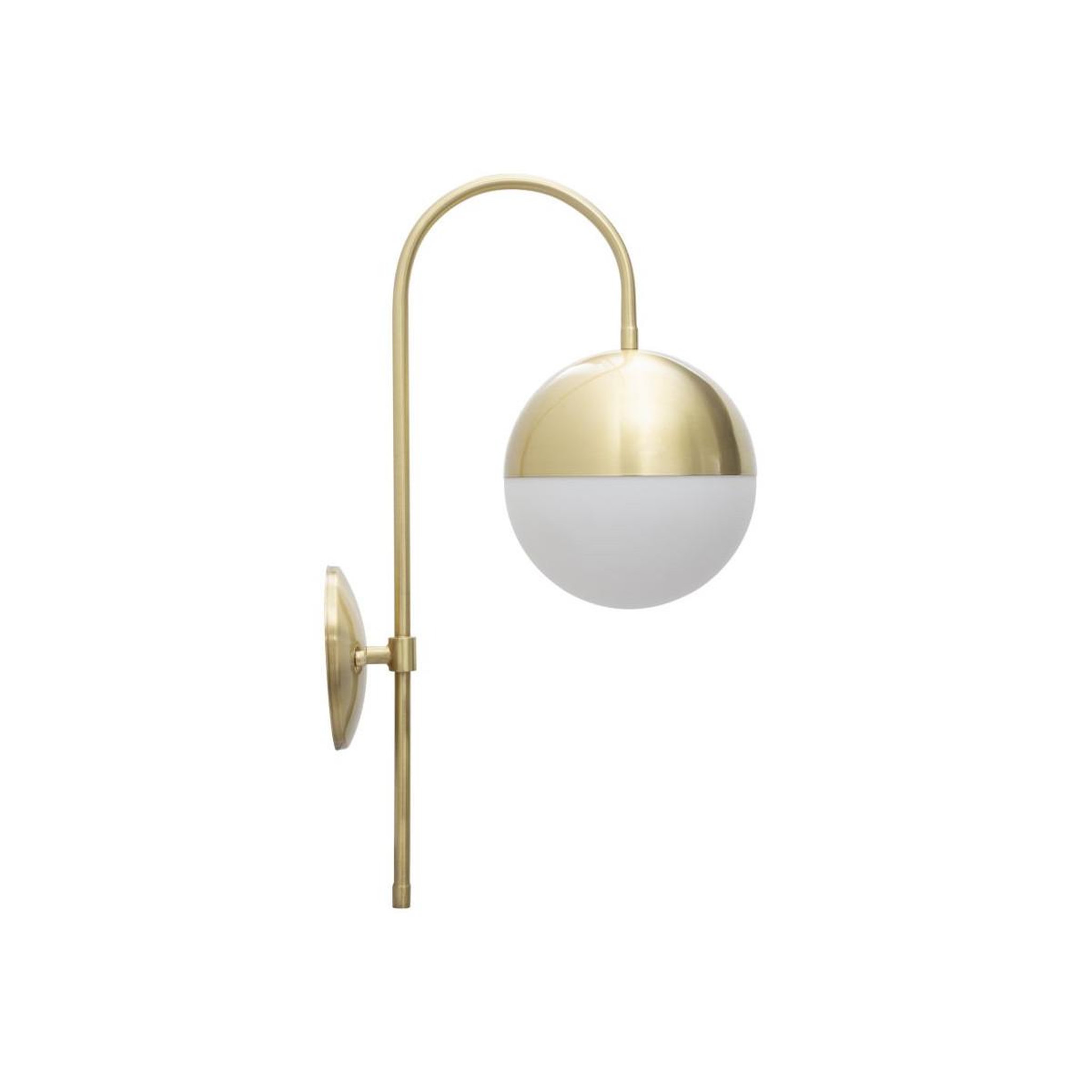 Paris Prix Applique Murale Sphère  Glamy Street  51cm Blanc & Or