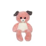TOYS TOYS Peluche Chien Leggies - GIPSY TOYS - Rose et Gris, 48 cm