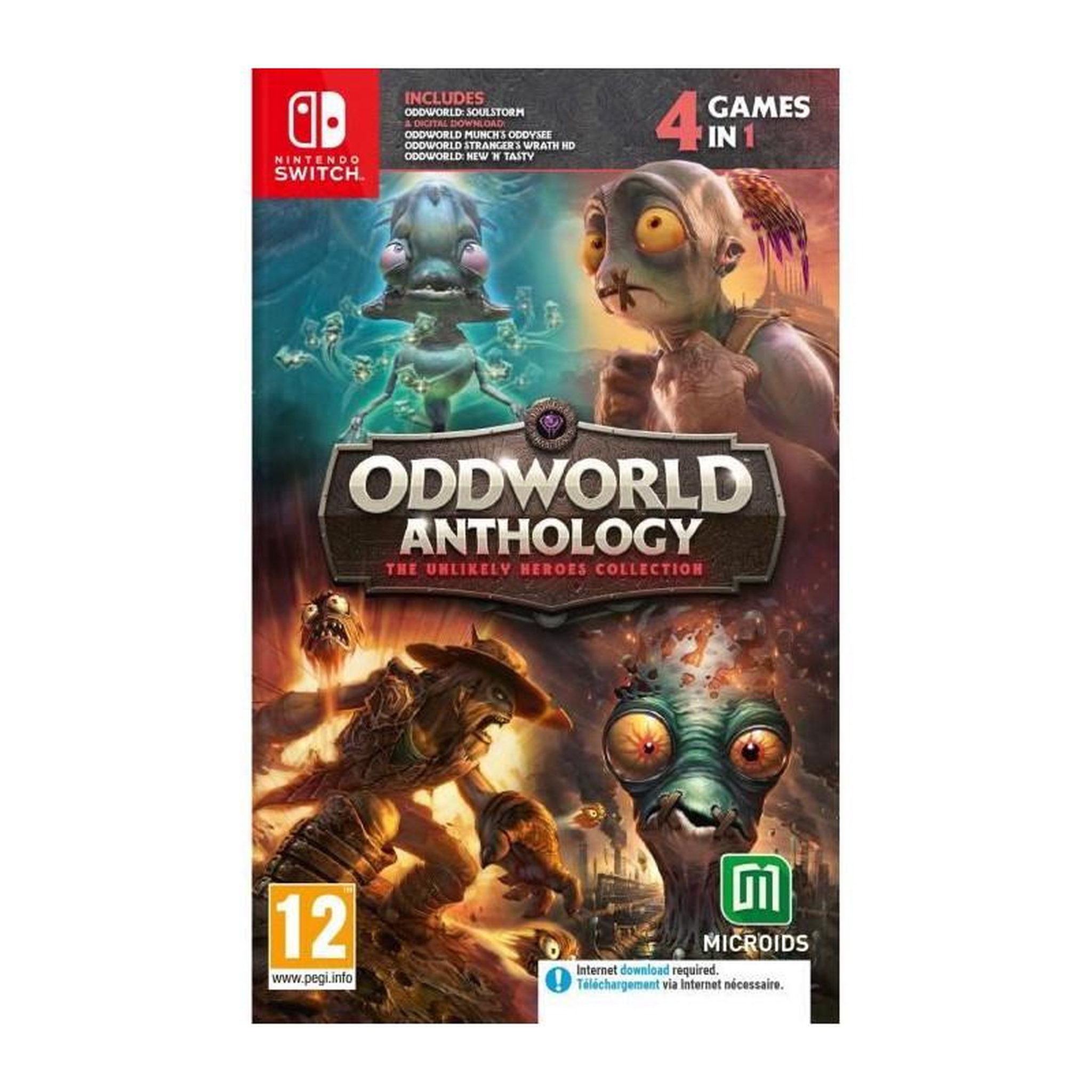 MICROIDS Oddworld Anthology : The Unlikely Heroes Collection - Jeu Nintendo Switch