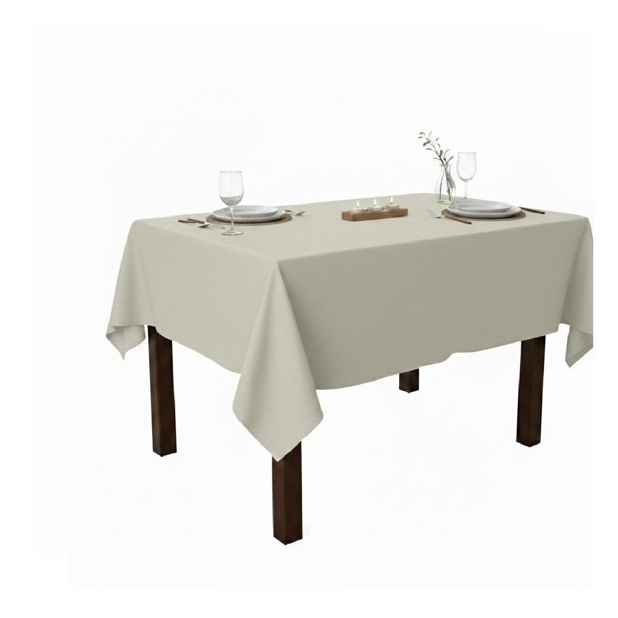 Voir la diapositive 1 : Eden Nappe en polyester finition ourlet nels