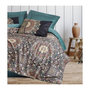 Voir la diapositive 3 : GENERIQUE Parure de lit - 129CTN63971 - 1 housse de couette 220 x 240 cm + 2 taies d'oreiller 60 x 60 cm - Satiné 100% coton - Essence