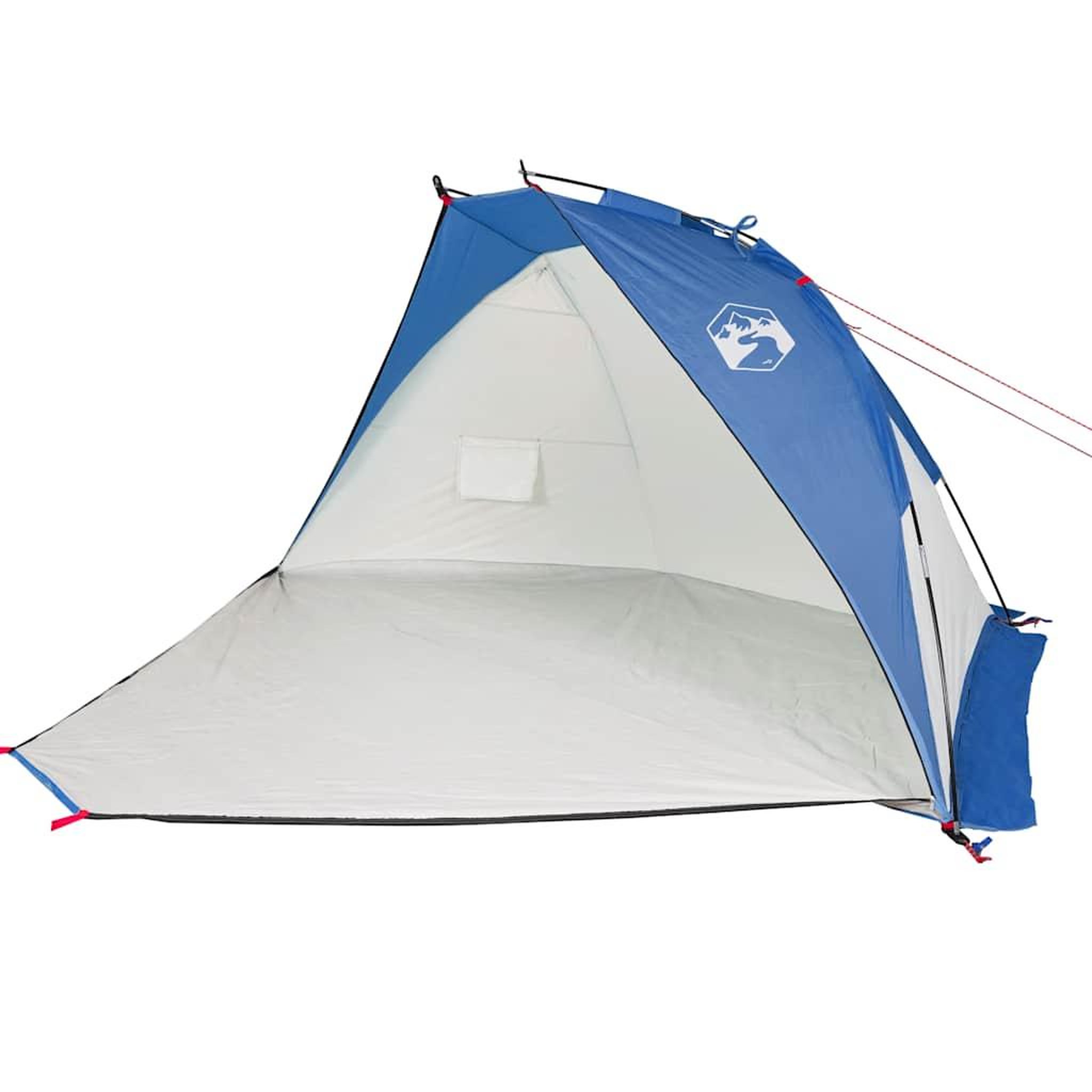 Voir la diapositive 4 : VIDAXL Tente de plage bleu azure 268x223x125 cm 185T polyester