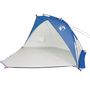 Voir la diapositive 4 : VIDAXL Tente de plage bleu azure 268x223x125 cm 185T polyester